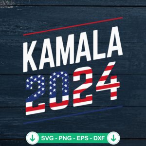 Kamala 2024 President Campaign SVG file for cricut cutting machines