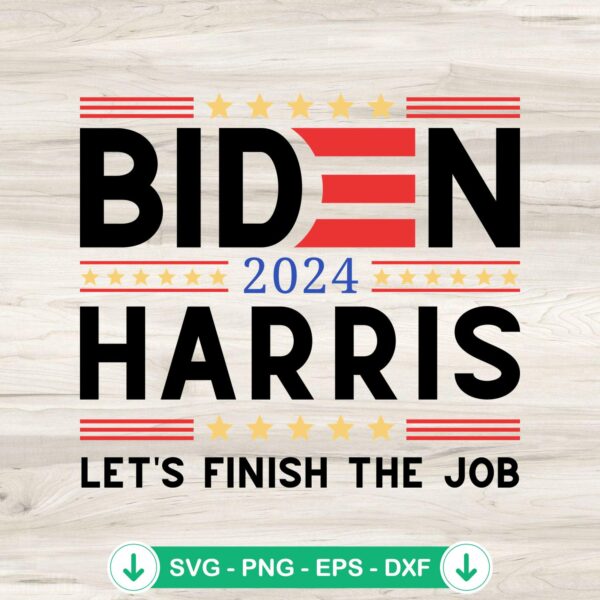 Joe Biden Kamala Harris 2024 SVG file for cutting machines