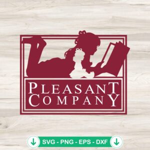 Pleasant Company Logo SVG file for Cricut cutting machine