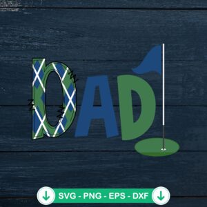 Dad Golf Birthday Boy SVG file for Cricut and cutting machines