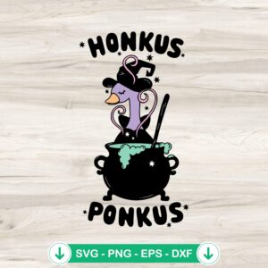 Honkus Ponkus Halloween Goose SVG file for Cricut cutting