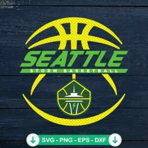 WNBA Seattle Storm The Rock svg file for Cricut cutting file