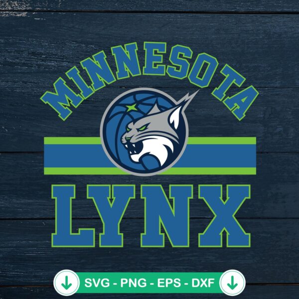 WNBA Minnesota Lynx Downtown SVG file for cutting machines