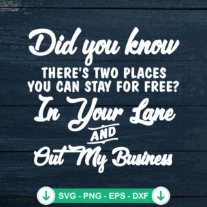 Did You Know There’s Two Places SVG file for Cricut and DIY