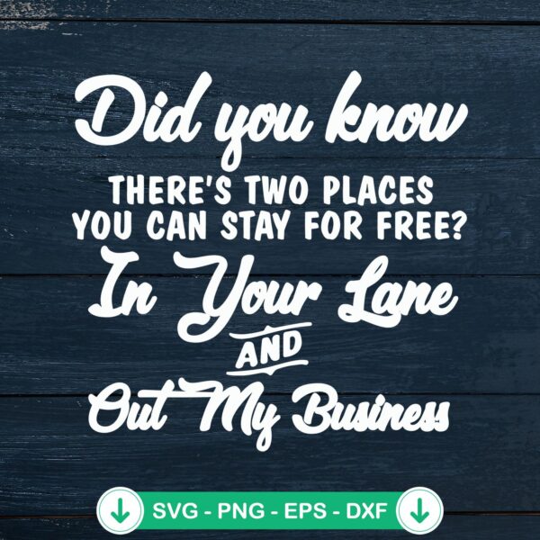Did You Know There’s Two Places SVG file for Cricut and DIY