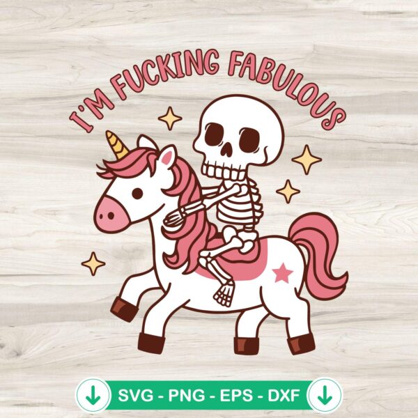 I'm Fucking Fabulous SVG file for Cricut cutting machine