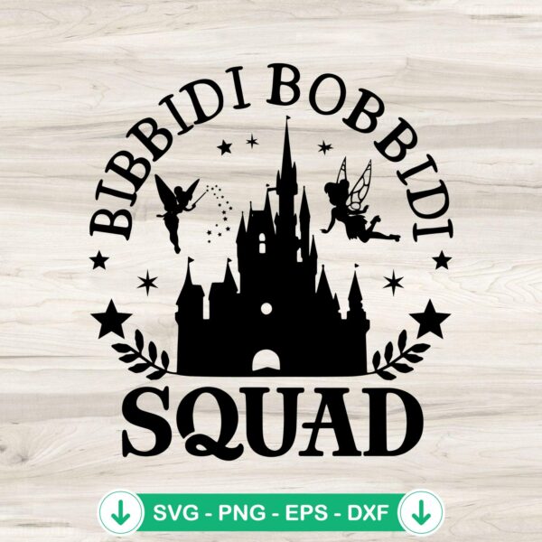 Bibbidi Bobbidi Squad SVG file for Cricut and cutting machines