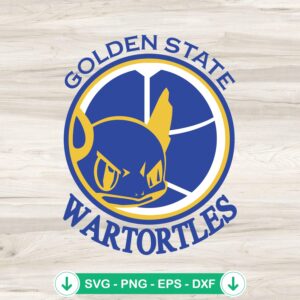 Golden State Wartortles SVG file for Cricut cutting machine