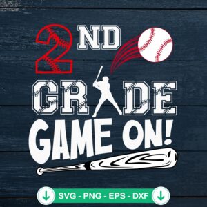 2nd Grade Game On SVG file for Cricut cutting machine