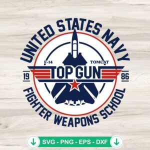 Top Gun 1986 svg file for cricut svg cutting file