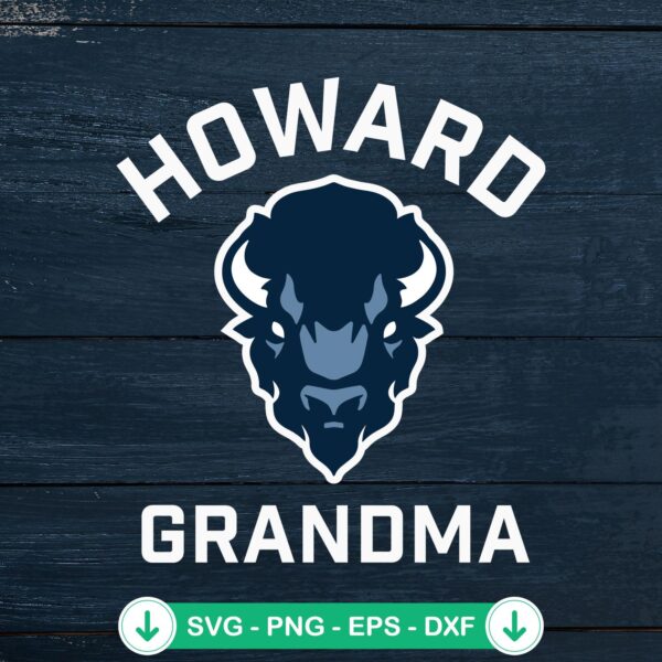 Howard Bison Grandma SVG file, cricut svg cutting file