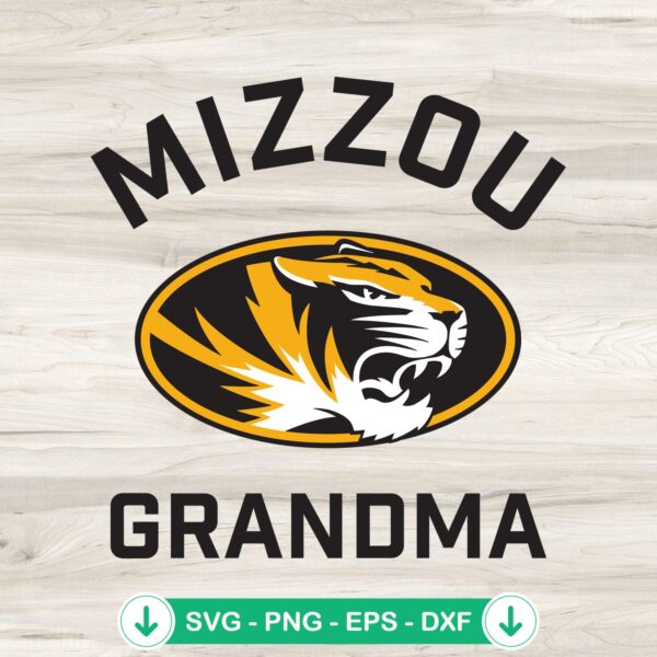 Mizzou Grandma SVG file for Missouri Tigers - Cricut cut file