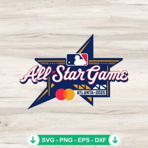 All Star Game Atlanta 2025 SVG file for Cricut cutting machine