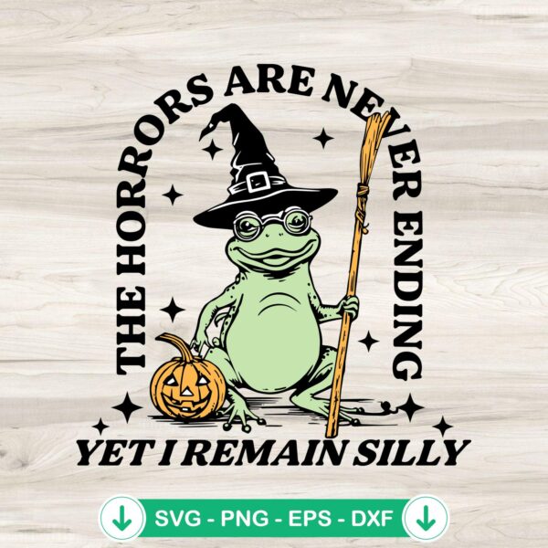 The Horrors Are Never Ending SVG file for Cricut cutting machine