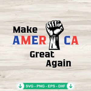 Make America Great Again SVG file for Trump rally - cricut svg cut file
