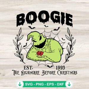 Halloween Boogie Est. 1993 SVG file for Cricut cutting machine