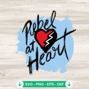 Disney Descendants 4 SVG file - Rebel At Heart cutting file