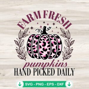 Farm Fresh Pumpkins SVG file for crafting, cricut svg cutting file