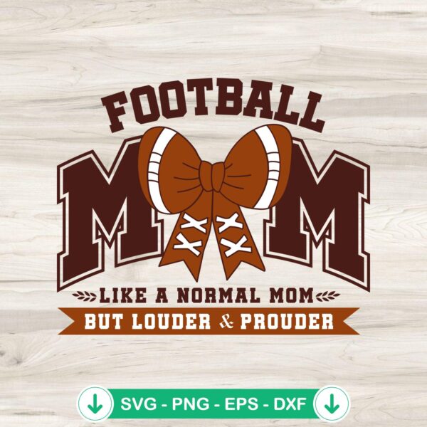 Football Mom SVG file for cutting machines, Cricut svg