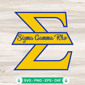 Sigma Gamma Rho logo svg file - cricut svg cutting file