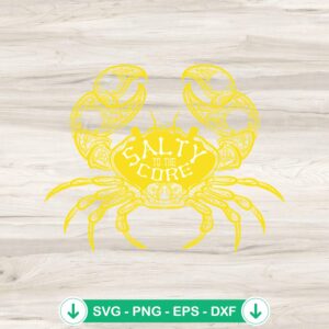 Salty To The Core svg file for cricut cutting machine