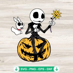Jack Skellington Candy Corn SVG file for Cricut cutting machine