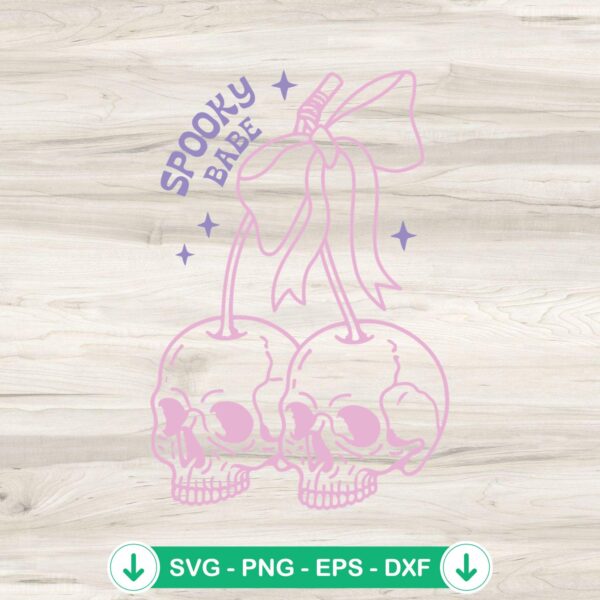 Halloween Spooky Babe SVG file for crafting, cricut svg cutting file