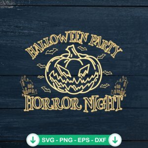 Halloween Pumpkin Neon SVG file for Cricut cutting
