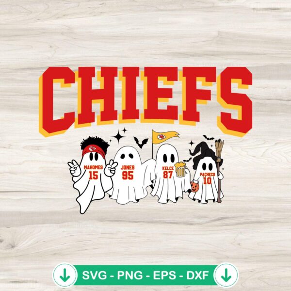 Kansas City Football Halloween SVG file - Boo Sheet Ghost cut file