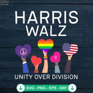 Harris Walz LGBT 2024 SVG file for Cricut cutting file