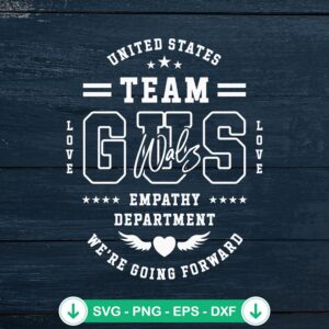 Gus Walz SVG file – cricut svg cutting file for love empathy design