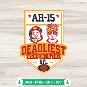 Andy Reid and Patrick Mahomes SVG file for cutting machine