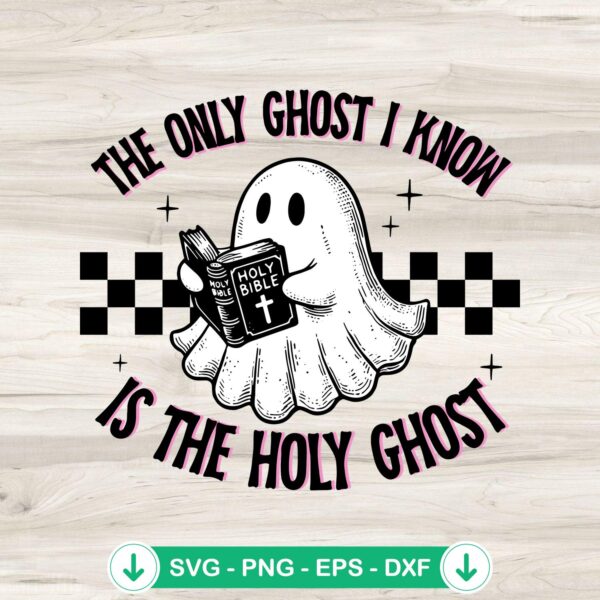 The Only Ghost I Know SVG file for Halloween, cricut svg cut file