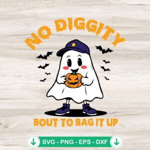 Cute Ghost Boy Halloween SVG file for Cricut cutting machine