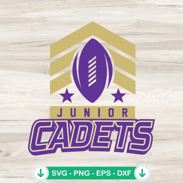Junior Cadets Logo SVG file for Cricut cutting projects