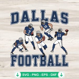 Dallas Cowboys vintage SVG file for cricut cutting machine