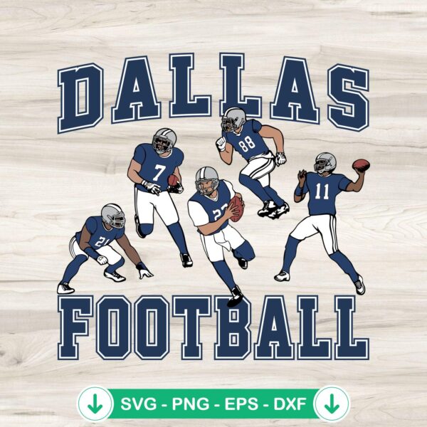 Dallas Cowboys vintage SVG file for cricut cutting machine