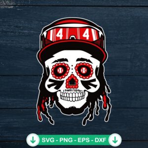 Sugar Skull Elly De La Cruz SVG file for Cricut cutting machine
