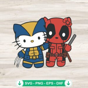 mockup-225573.jpg Kitty Deadpool and Wolverine SVG file, Halloween cut file