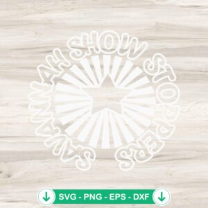 Savannah Show Stoppers Star SVG file, Cricut cut file for crafts