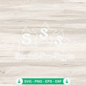 Savannah Show Stoppers SVG file for cricut cutting machine