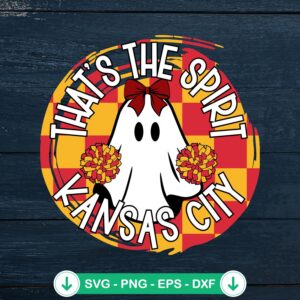 That's The Spirit Kansas City SVG file for Halloween, cricut svg cutting file