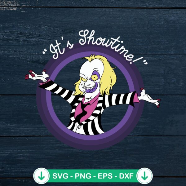 Beetlejuice It's Showtime svg file for cricut svg cutting file