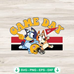Kansas City Chiefs Game Day SVG file for Cricut cutting machine