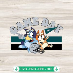 Philadelphia Eagles Game Day svg file for Cricut cutting machine