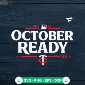 Minnesota Twins October Ready SVG file for Cricut cutting machine
