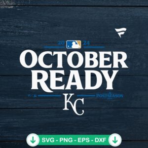 Kansas City Royals October Ready SVG file for Cricut cutting