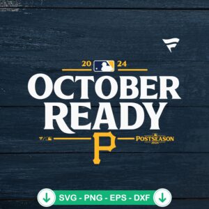 Pittsburgh Pirates October Ready SVG file for Cricut, cutting file