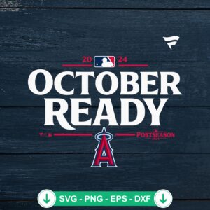 Los Angeles Angels October Ready svg file for cutting machines