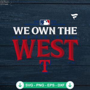 MLB 2024 Texas Rangers SVG file - Cricut cutting file